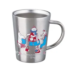 ムーミン母の日2026 ステンレス2重マグ お茶会 MM18004-856 山加商店 360ml ムーミン 北欧 フィンランド ステンレスマグ マグ  ムーミン谷 MOOMIN 食器 母の日 贈り物 ギフト プレゼント ムーミンママ リトルミイ 保冷 保温