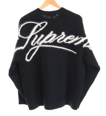 Supreme Angora Script Sweaterスクリプトセーター黒M - メルカリ