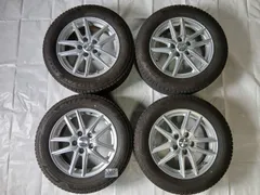 中古 16インチ アルミホイール＆スタッドレスタイヤ 1台分4本セット (ホイールサイズ) 6.5J-16+39 5/114.3 純正ストレートナット用 (スタッドレス) ブリヂストン VRX3 205/60R16 96Qのサムネイル