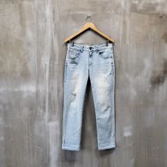 Buffalo Bobs スキニーデニムパンツ 1 ストレッチ スリム美脚 ヒゲ 