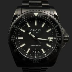 グッチ GUCCI ダイヴ DIVE YA136205 ブラック OH済 極美品 - メルカリ