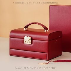 DDロゴ キルティング ジュエリー＆メイクボックス - メルカリ