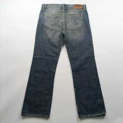 カルバン・クライン デニム レトロ ウォッシュ 薄い デニム サイズ35 Y1065