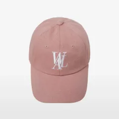 WOOALONG ウアロン ベースボールキャップ 帽子 ダスティ ピンクのサムネイル