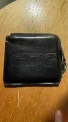 コム・デ・ギャルソン CDG ブラック ジッパー カードウォレットのサムネイル