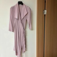Shilla ピンクのストライプ ロングシャツ - メルカリ