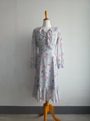 シックライン フラワー ワンピース