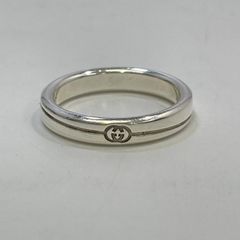 GUCCI　グッチ　925　シルバー　リング　ダイアゴナル GUCCI グッチ 925 シルバー リング ダイアゴナル - メルカリ