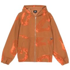オ*空様 STUSSY FLORAL DYE WORK JACKET - メルカリ