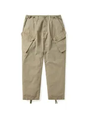 ディスイズネバーザット Overdyed Utility Pant Beige Sのサムネイル