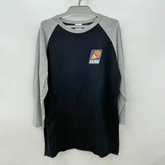 ロンT Tシャツ WEAR XLARGE エクストララージ XL ブラック×グレー 長袖 NO34