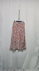 ウエスト後ろゴム シフォンスカート