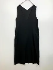 JOURNAL STANDARD ジャーナルスタンダード シンプル ノースリーブ Vネック ロング ワンピース size38/黒  ■■ レディース