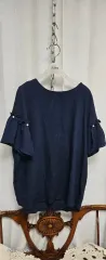 レーヨン混パール ラブリーブラウス