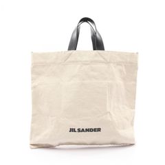 JIL SANDER ジルサンダー フラットショッパー キャンバス トートバッグ