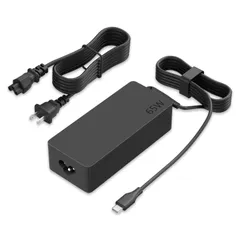 65W 45W レノボ ac アダプタ, Lenovo互換品Type-c 充電器ノートパソコン USB-C 電源アダプタ，と互換性のあるHP Dell Yoga ThinkPad IdeaPad/LAVIE/Latitude/Dynabook/Pav ...