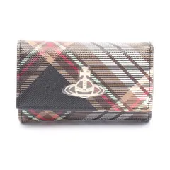 ヴィヴィアンウエストウッド Vivienne Westwood キーケース オーブ 51020001US001KD101 ブラウン/ブラック PVCコーティングキャンバス 4連キーケース レディース 新品