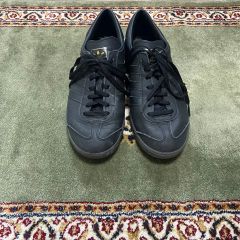 DIESEL BLACK GOLDインディゴブルー レザー スニーカー 27.0 - メルカリ