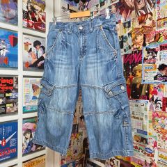 sohk 極太 ハーフデニム レッド ジョーツ bboy fubu 7部丈 - メルカリ