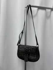 美品】SONIA RYKIEL ドミノ スタッズ ショルダー バッグ レザー - メルカリ