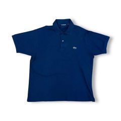 ラコステ】80s フランス製 フレラコ CHEMISE ポロシャツ ネイビー