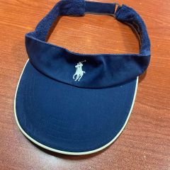 Polo by Ralph Lauren バイザー ネイビー 刺繍 - メルカリ