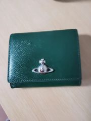 Vivienne Westwood 二つ折り財布 がま口 グリーン - メルカリ