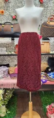 GU レース ロング丈スカート(66)