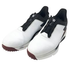 最終値下げ】FootJoy X25 ゴルフシューズ ホワイト/ブラック - メルカリ