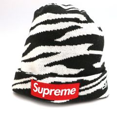 Supreme × New Era Box Logo Beanie 