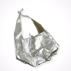 Carlos Falchi / エンボスレザーショルダーバッグ タグ付 参考定価：118,000のサムネイル