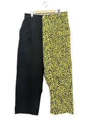 キディル KIDILL 20SS SEPARATE BONDAGE PANTS レオパード切替 セパレート ボンテージ デニム パンツ ジーンズ KL428 48 ブラック イエロー ブランド古着ベクトル 中古●260504のサムネイル