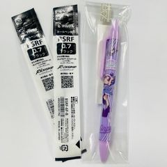 [유메일 배송] [신품 · 번역 있음] 오자 마녀 도레미 온뿌 짱 무늬 볼펜 블랙 0.7mm & 교체 심 (2 개) 세트 선스타 문구 × 파일럿 4901770777672