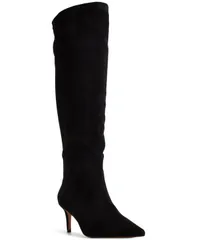 アルド レディース シューズ ブーツ・レインブーツ ALDO Womens Kaylynn Knee High Pointed Toe Boots Black Suede ブラックのサムネイル