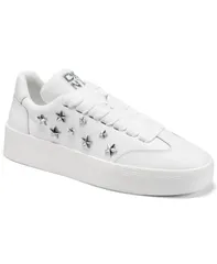ダナ キャラン ニューヨーク レディース シューズ スニーカー レース DKNY Womens Glynda LaceUp Sneakers White ホワイトのサムネイル