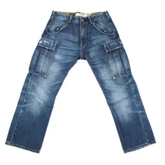 ジュンヤワタナベ コムデギャルソン デニムJUNYA WATANABE COMME des GARCONS denim 裏カモプリントインサイドデニムカーゴパンツ インディゴXSのサムネイル