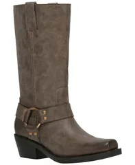 フライ レディース シューズ ブーツ・レインブーツ ヒール Frye and Co Womens Lorrie Harnesstacked Heel Bootsmoke スモーク