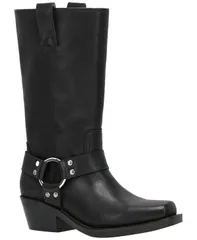 フライ レディース シューズ ブーツ・レインブーツ ヒール Frye and Co Womens Lorrie Harnesstacked Heel Boots Black ブラック