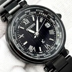 【稼働/世界1000本限定】CITIZEN/シチズン XC/クロスシー 腕時計 ソーラー basic collection/ベーシックコレクション ハッピーフライト ブラック文字盤 ラメ 2025年製 レディース