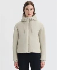 ハンター レディース アウター ジャケット・ブルゾン ジャケット Hunter Womens Zip Up Puffer Jacket Vanillaのサムネイル