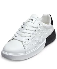 カール ラガーフェルド メンズ シューズ スニーカー ロゴ KARLAGERFELD PARIS Mensidembossed Logo Sneakers White ホワイトのサムネイル