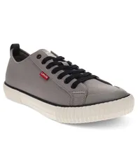リーバイス メンズ シューズ スニーカー Levis Mens Anikin RoundToe Sneakersteel gray グレーのサムネイル