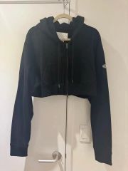 本日限定1万円 alo ジップアップパーカー ブラック Sサイズ - メルカリ