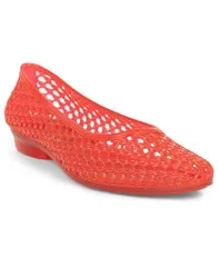 ジェフリー キャンベル レディース シューズ パンプス Jeffrey Campbell Womens Bestie Caged Ballet Jelly Flats Red レッド