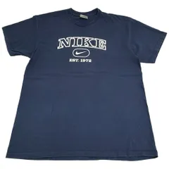 00年代 NIKE ナイキ 半袖Ｔシャツ スポーツ ネイビー(メンズ XL)中古 古着 Y0188