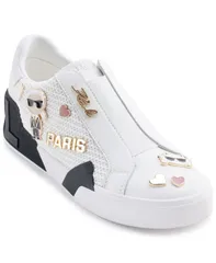 カール ラガーフェルド レディース シューズ スニーカー KARL LAGERFELD PARIS Womens Mavise SlipOn Sneakers Bright White ホワイトのサムネイル