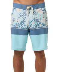 O'Neill Men's Hyperfreak Heat Block Boardshorts - Pastel Turquoise