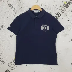 ラコステ LACOSTE スリムフィット 半袖 カラーTシャツ ネイビー S 1000201