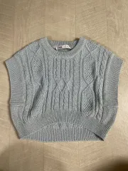 ZARA ケーブル ニット ベスト