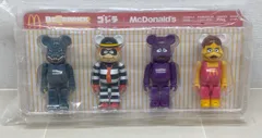 MEDICOM TOY/メディコムトイ　 BE@RBRICK 　ゴジラ/マクドナルド　ベアブリックセット【F6737-007】110